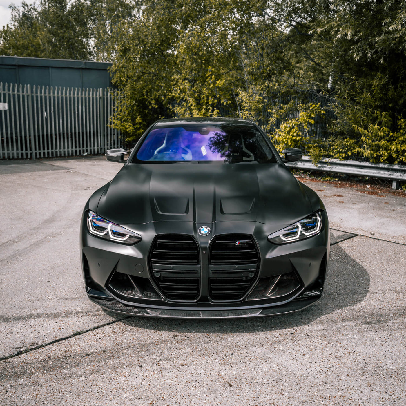 R44 MHC PLUS BMW G8X M3 M4 SP1 PRE PREG CARBON FRONT SPLITTER FOR G80 & G82 – image 2