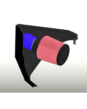 MishiMoto Performance Air Intake, fits BMW E46 1999–2005 MMAI-E46-99BK – image 5