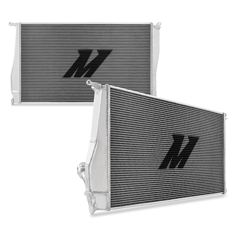 MishiMoto Performance Aluminum Radiator, fits BMW 335i/135i (Automatic) 2006–2013 MMRAD-E90-07A