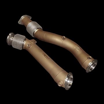 Project Gamma BMW X3M | X4M (F97, F89) STAINLESS STEEL CATLESS DOWNPIPES – image 2