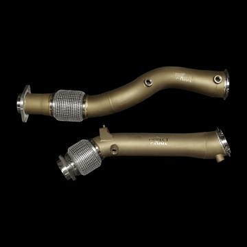 Project Gamma BMW X3M | X4M (F97, F89) STAINLESS STEEL CATLESS DOWNPIPES – image 3