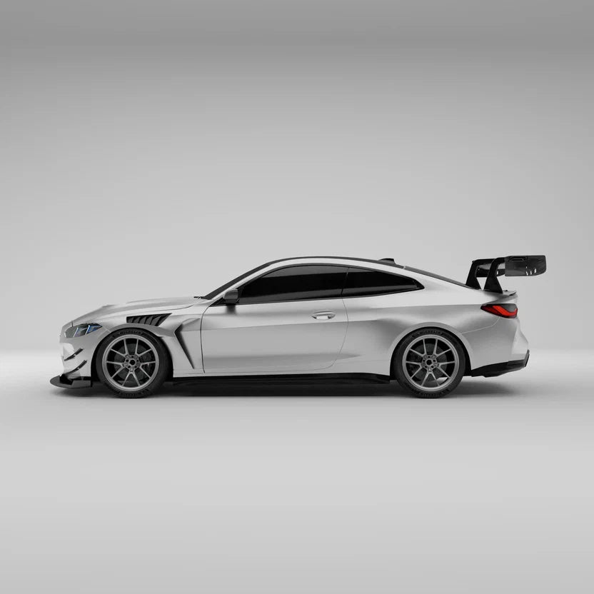 Revozport Carbon Fiber Side Skirts for BMW G82 G83 M4 2021-2024 – image 2