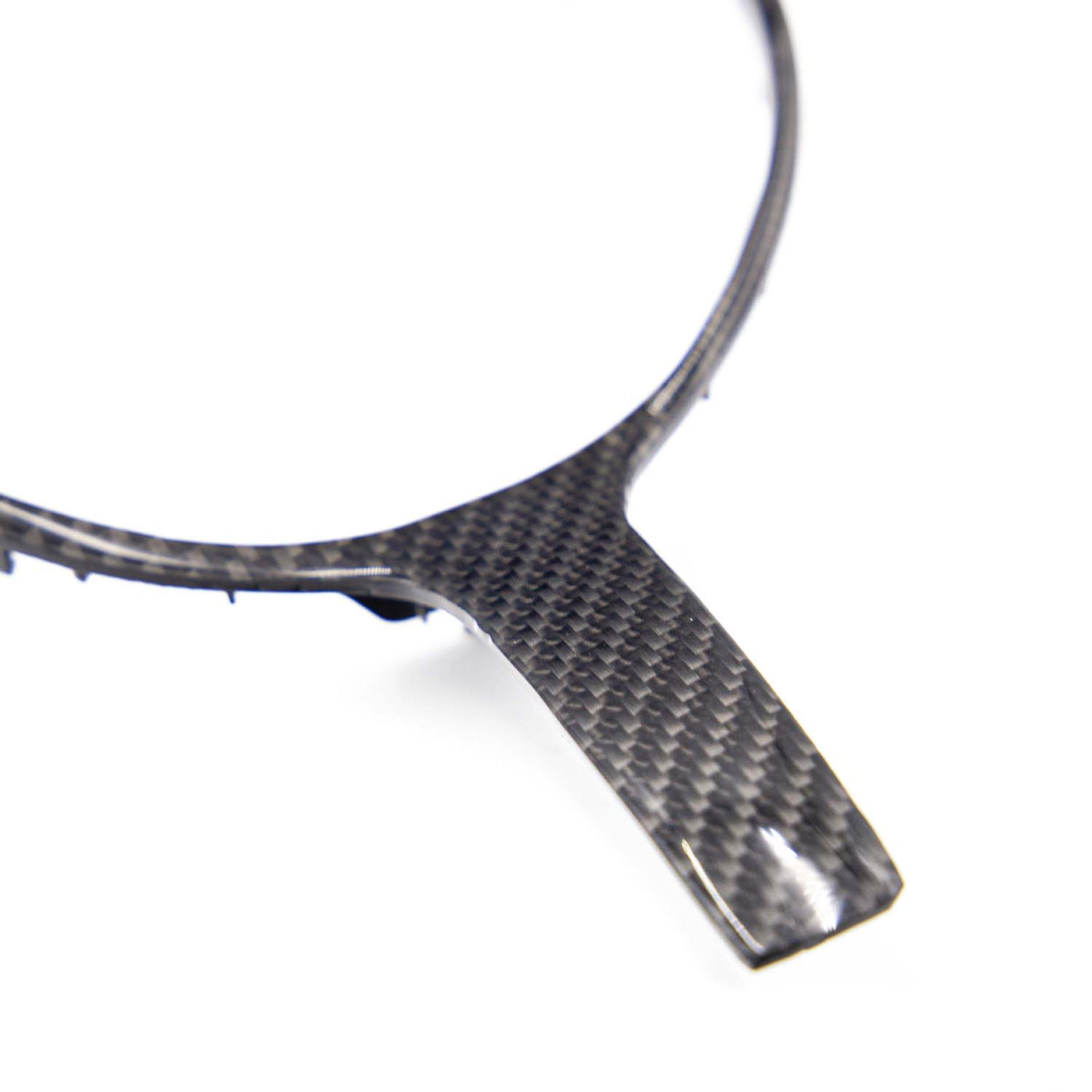 R44 BMW M SPORT STEERING WHEEL TRIM INSERT IN GLOSS CARBON FIBRE – image 3