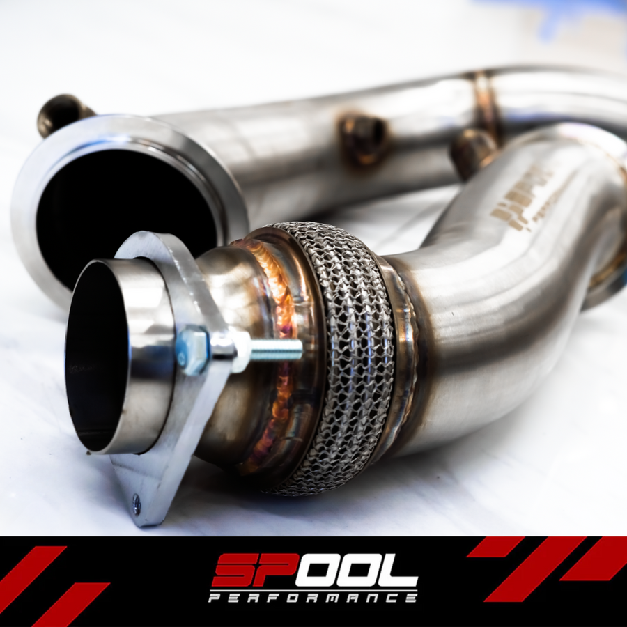 Spool Performance F80/F82/F83/F87 S55 STAINLESS STEEL DOWNPIPE UPGRADE [RACE DOWNPIPES] SP-S55-DP – image 2