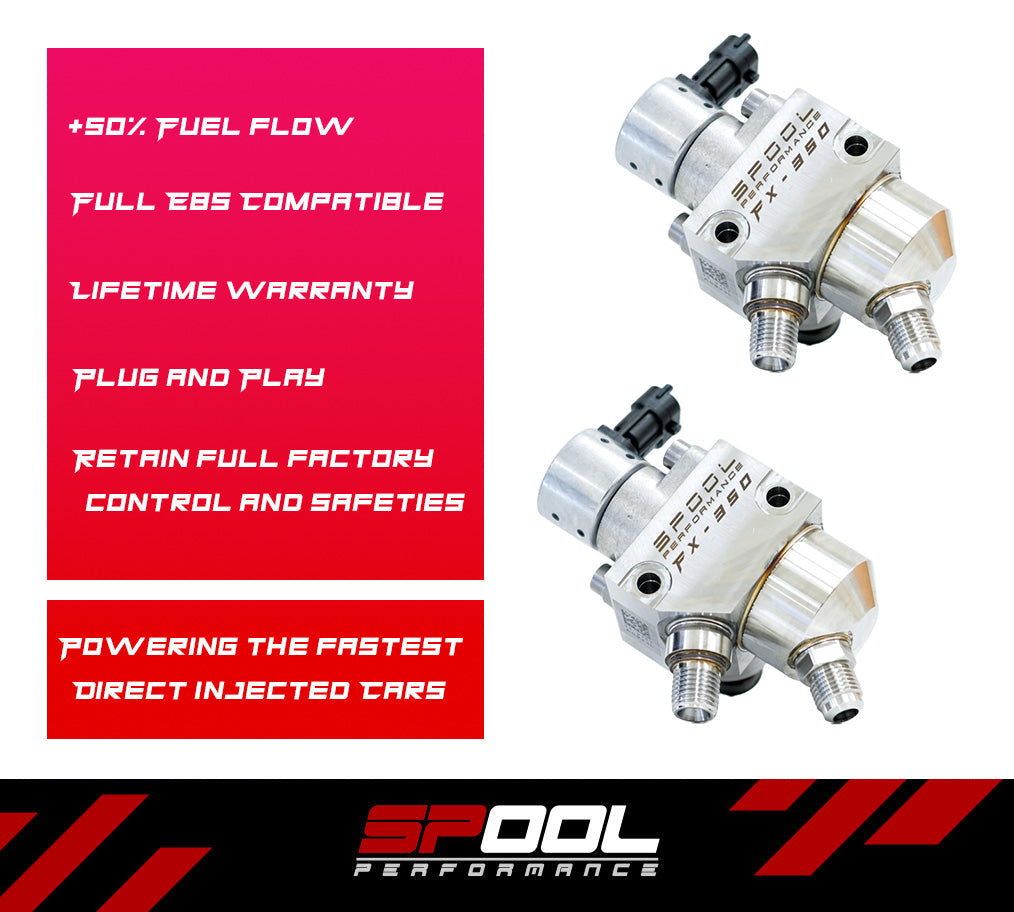 SPOOL PERFORMANCE FX-350 UPGRADED HIGH PRESSURE FUEL PUMPS [S63 GEN2] SP-S63-FX350-2