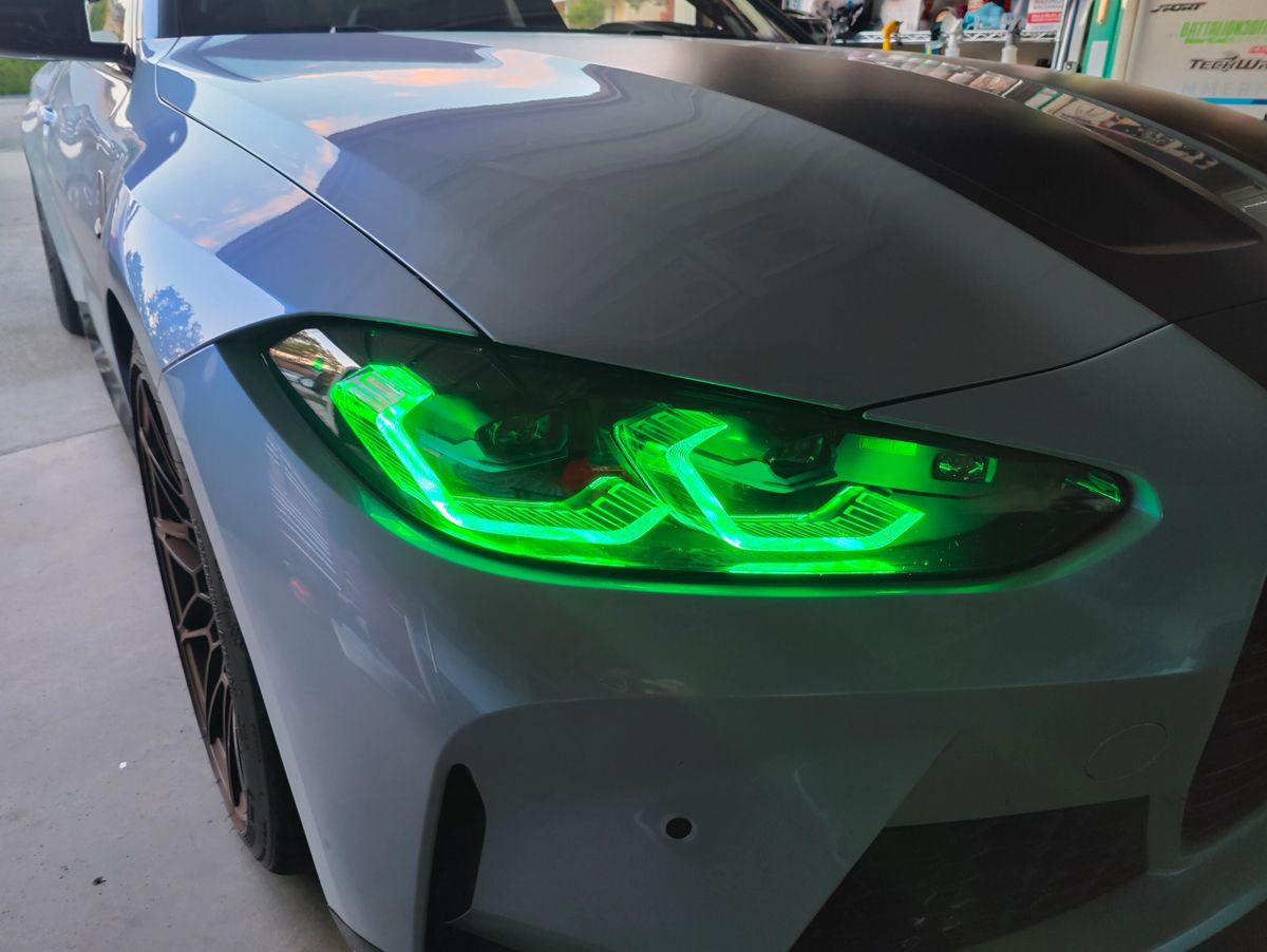 Vinyl Designs 2 G80/G82 BMW M3/M4- LASER LIGHTS DRL LED Color Change- RBGW – image 5