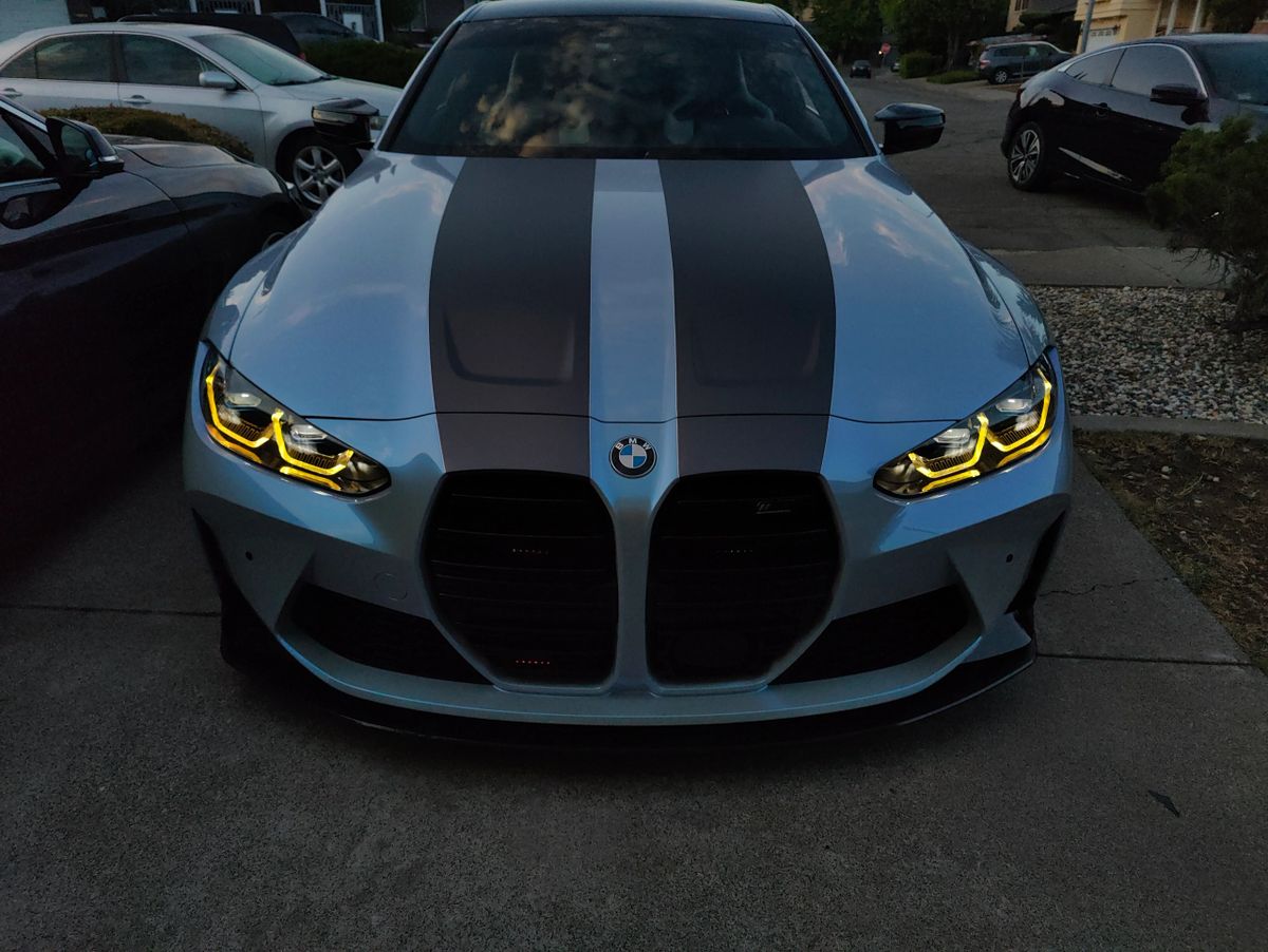 Vinyl Designs 2 G80/G82 BMW M3/M4- LASER LIGHTS DRL LED SINGLE COLOR CHANGE -YELLOW – image 2